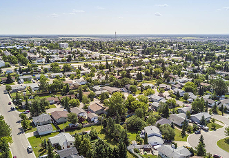 Grande Prairie city view